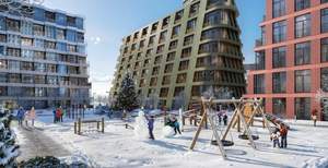 1-к квартира, строящийся дом, 51м2, 8/19 этаж