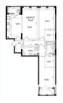 Фото квартиры на продажу (1)