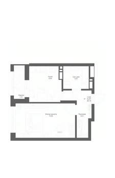 1-к квартира, вторичка, 36м2, 12/24 этаж