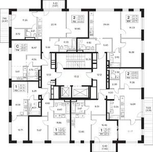 1-к квартира, вторичка, 34м2, 4/8 этаж