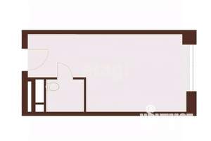 Студия квартира, вторичка, 15м2, 1/5 этаж