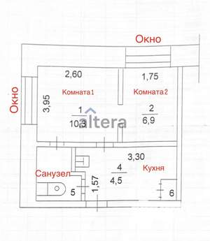 Студия квартира, вторичка, 24м2, 4/5 этаж