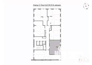 2-к квартира, вторичка, 59м2, 10/22 этаж
