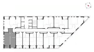 2-к квартира, вторичка, 57м2, 21/23 этаж