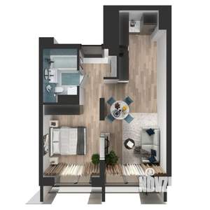 1-к квартира, вторичка, 40м2, 4/24 этаж