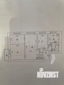 4-к квартира, вторичка, 61м2, 3/5 этаж