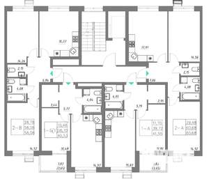 1-к квартира, вторичка, 42м2, 2/10 этаж