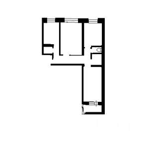 3-к квартира, вторичка, 66м2, 4/9 этаж