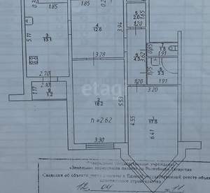 2-к квартира, вторичка, 73м2, 10/16 этаж