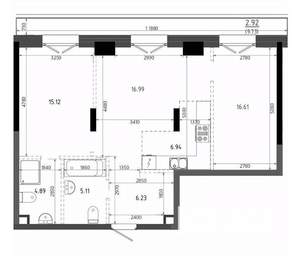 2-к квартира, вторичка, 75м2, 3/19 этаж