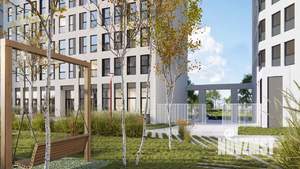 2-к квартира, строящийся дом, 67м2, 4/23 этаж