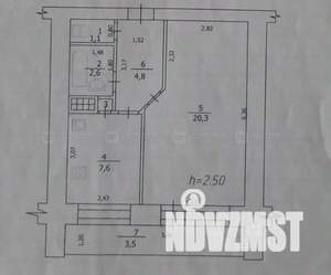 1-к квартира, вторичка, 40м2, 12/14 этаж
