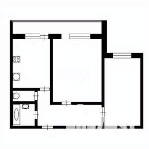 2-к квартира, вторичка, 50м2, 3/9 этаж