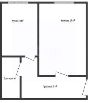 1-к квартира, вторичка, 40м2, 2/5 этаж