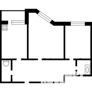 2-к квартира, вторичка, 65м2, 17/22 этаж