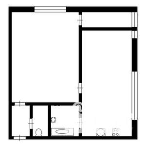 1-к квартира, вторичка, 34м2, 6/10 этаж