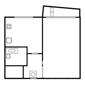 1-к квартира, вторичка, 37м2, 1/9 этаж