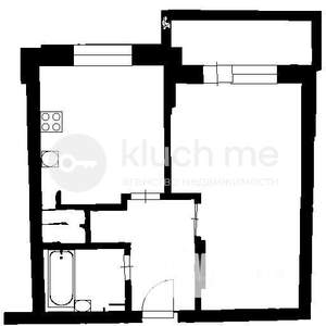 1-к квартира, вторичка, 41м2, 13/18 этаж