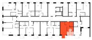 1-к квартира, вторичка, 37м2, 9/12 этаж