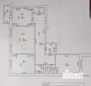 3-к квартира, вторичка, 109м2, 7/18 этаж