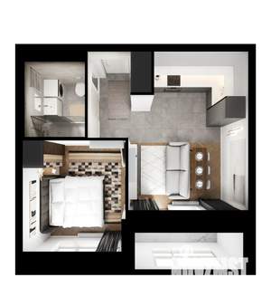 1-к квартира, вторичка, 36м2, 2/8 этаж