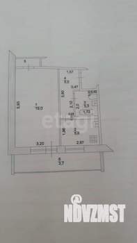 1-к квартира, вторичка, 38м2, 7/9 этаж