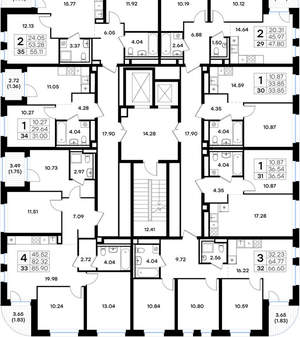 2-к квартира, вторичка, 48м2, 6/10 этаж