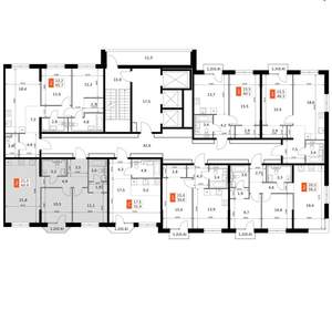 2-к квартира, вторичка, 61м2, 6/20 этаж