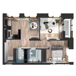 2-к квартира, вторичка, 50м2, 13/23 этаж
