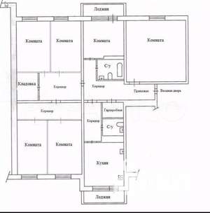 4-к квартира, вторичка, 161м2, 11/18 этаж