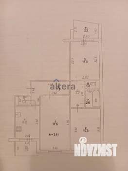 3-к квартира, вторичка, 66м2, 8/10 этаж