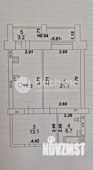 1-к квартира, вторичка, 58м2, 3/14 этаж