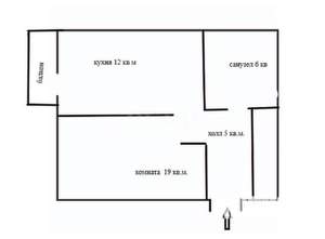 1-к квартира, вторичка, 43м2, 7/10 этаж