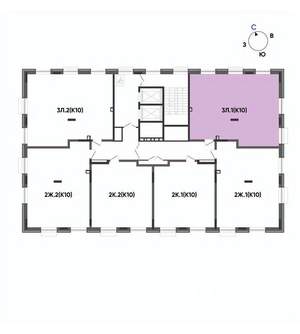 3-к квартира, вторичка, 74м2, 8/14 этаж