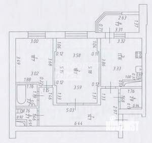2-к квартира, вторичка, 63м2, 14/18 этаж