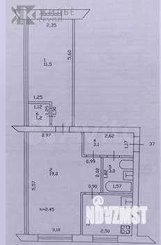 2-к квартира, вторичка, 44м2, 3/5 этаж
