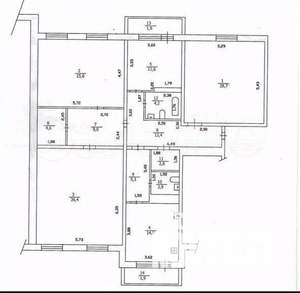 4-к квартира, вторичка, 161м2, 11/18 этаж