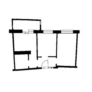 2-к квартира, вторичка, 46м2, 18/19 этаж