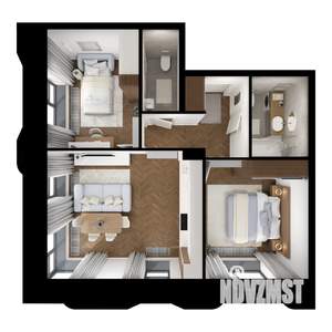 2-к квартира, вторичка, 54м2, 5/8 этаж