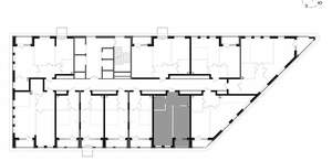 1-к квартира, вторичка, 45м2, 3/23 этаж