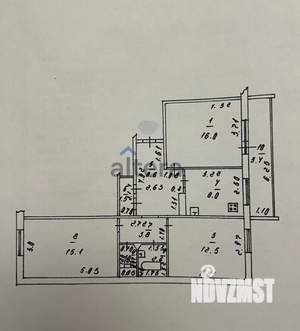3-к квартира, вторичка, 69м2, 9/10 этаж
