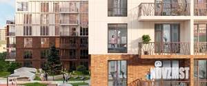 1-к квартира, строящийся дом, 40м2, 3/8 этаж