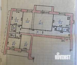 5-к квартира, вторичка, 98м2, 9/16 этаж