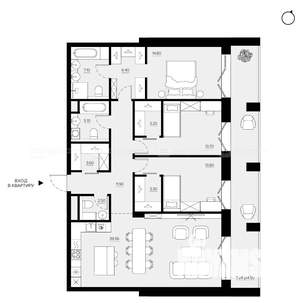 3-к квартира, вторичка, 130м2, 2/5 этаж