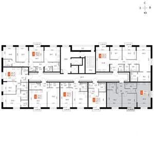 3-к квартира, вторичка, 68м2, 5/14 этаж