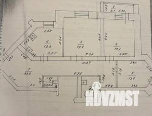 3-к квартира, вторичка, 107м2, 5/7 этаж