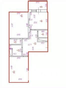 2-к квартира, вторичка, 65м2, 4/8 этаж