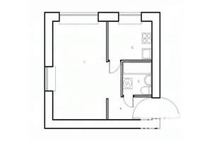 1-к квартира, вторичка, 30м2, 1/5 этаж