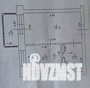 1-к квартира, вторичка, 28м2, 3/6 этаж