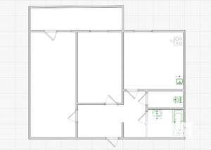 2-к квартира, вторичка, 51м2, 7/9 этаж